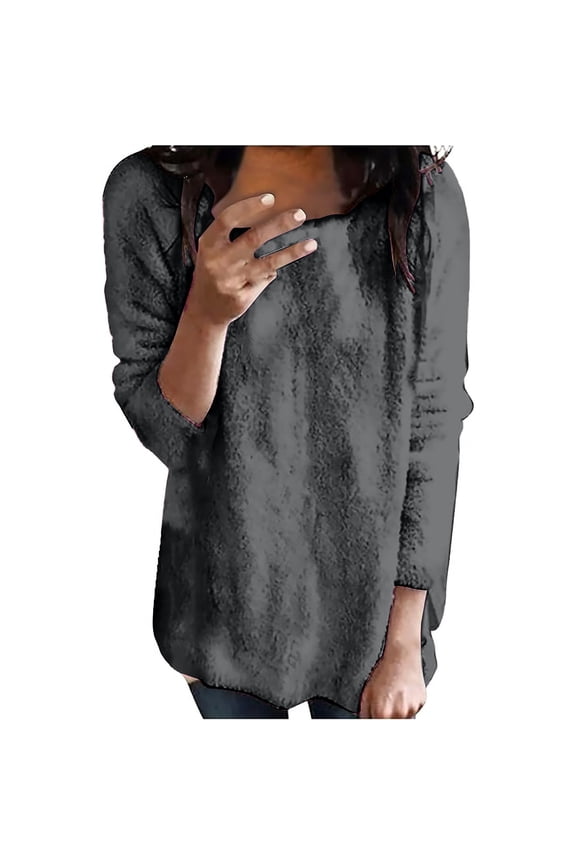 Pullover Sweaters for Women Plus Size Long Sleeve Casual Tops Crew Neck Thin Fashion Winter Fall Knit Sweater