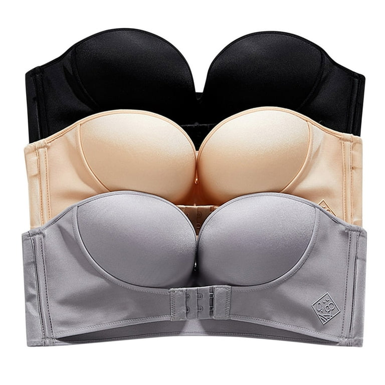 La Senza Strapless Push-up 34DD on tag Sister Size: 36D, 32F Removable  (Velcro) lower pads Underwire for support No strap included Like New! Php300