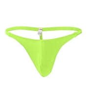 LowProfile Underwear Sretch Mens Micro Thong T-back Brief PantiesLowProfile GreenLowProfile