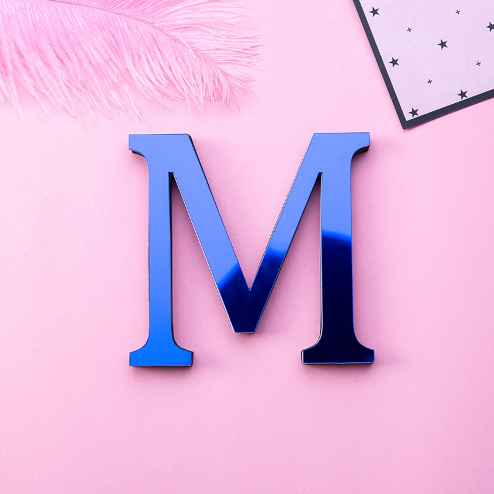 LowProfile Wall Decor 26 Letters DIY 3D Mirror Acrylic Sticker Decals