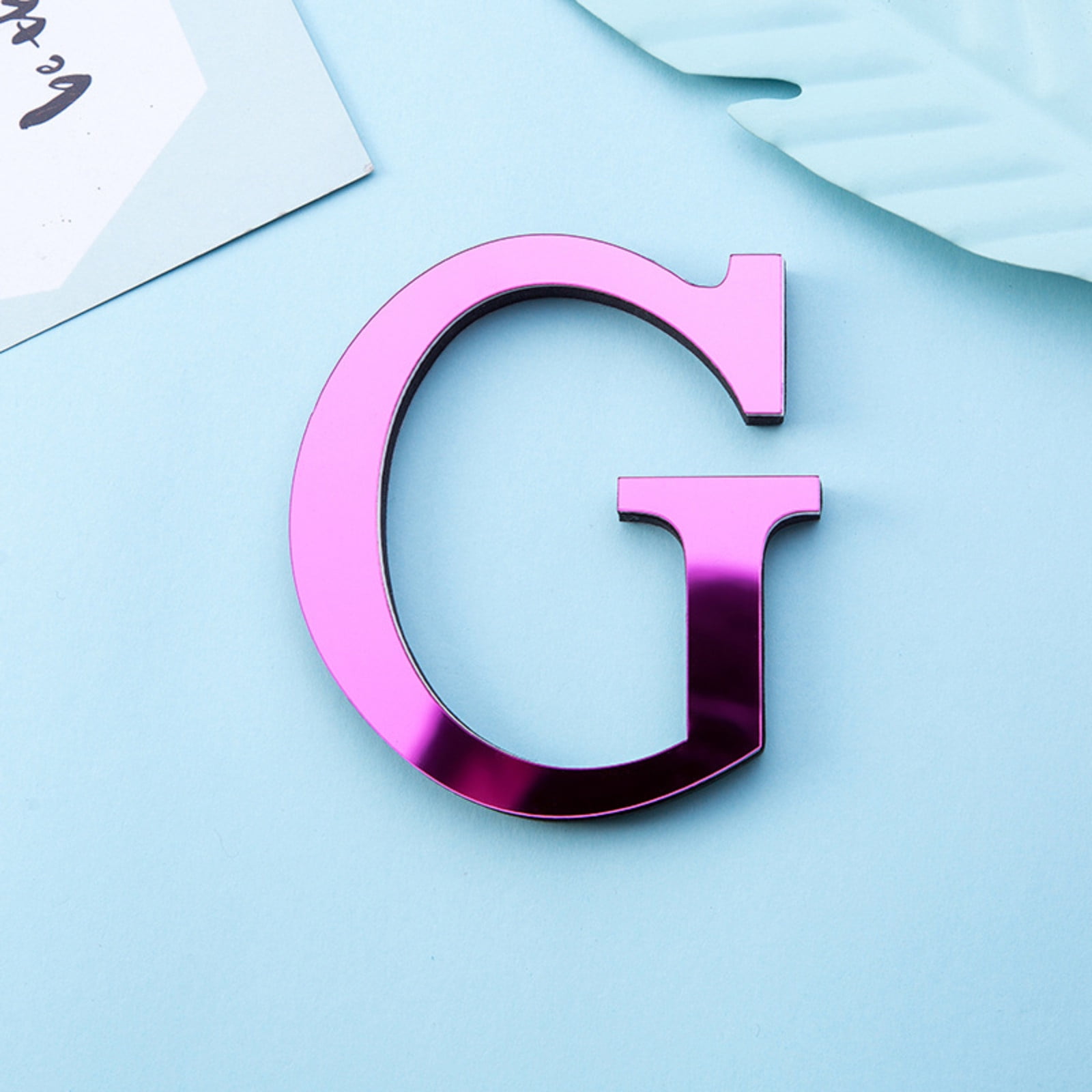 LowProfile Wall Decor 26 Letters DIY 3D Mirror Acrylic Sticker Decals