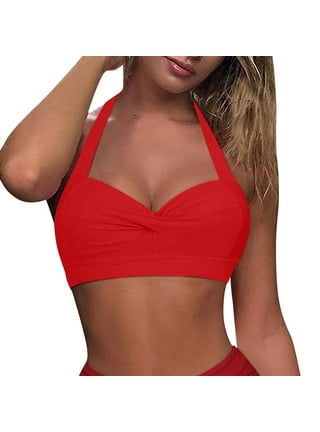 34ddd Swimsuit Top Women Casual Solid Hollow Strap Sexy Bikini Swimwear  Bathing Two Piece Juniors Bathing (Black, M) : : Clothing, Shoes &  Accessories