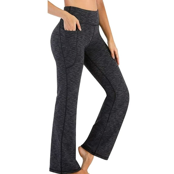 LowProfile Womens Wide Leg Yoga Pants High Waisted Workout Pants Solid High Waist Hip Lift Leggings Casual Sweatpants