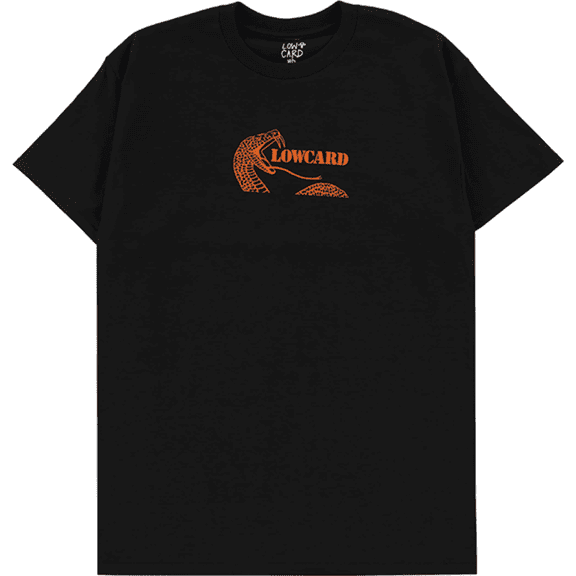 Lowcard Snake Bite Short Sleeve T-Shirt Black, Small, Men's