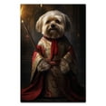 thumbnail image 1 of Lowchen Pets Portrait Painting of Dog Renaissance Style on Canvas Royal Pet Portrait from Photo, Wall Art Print for Home Decor, Modern Wall Decoration, 1 of 5