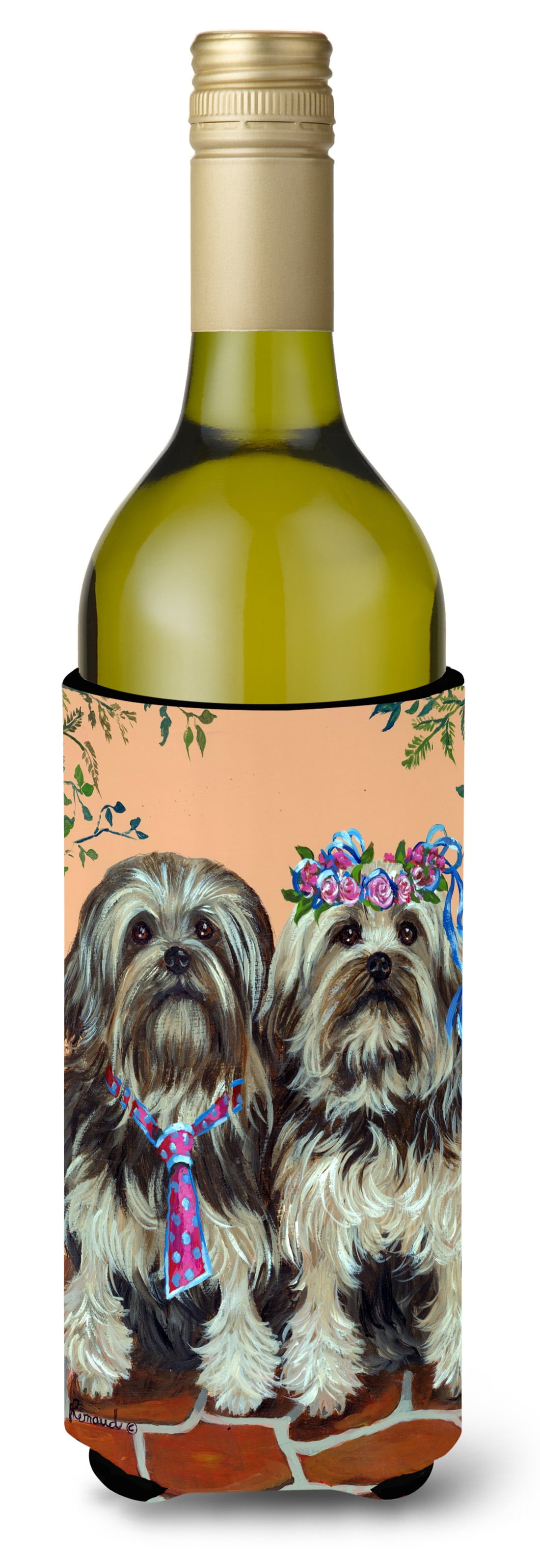 Lowchen Wine Bottle Hugger