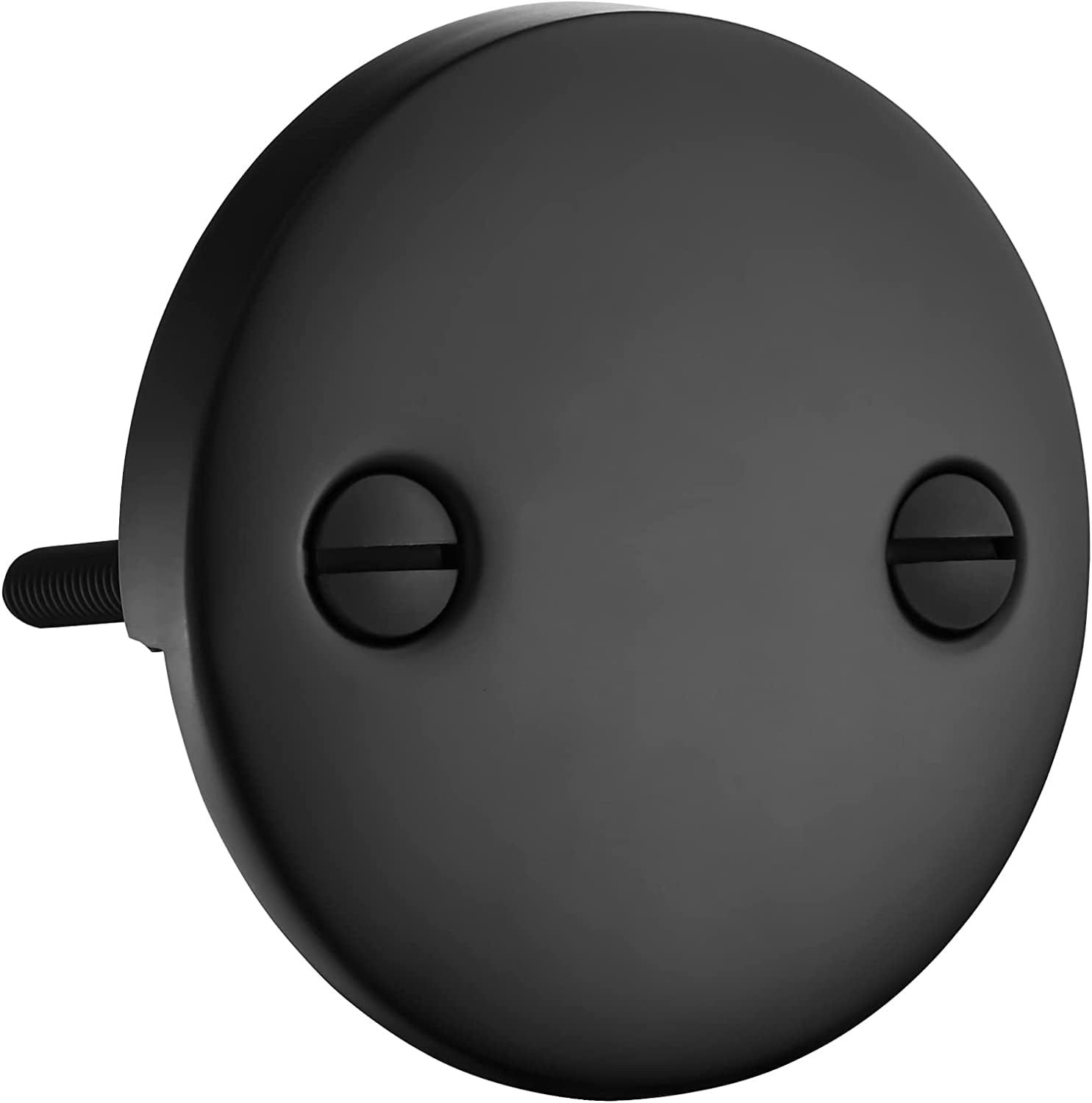 Lowcus 2 Hole Bathtub Overflow Plate for Delta, 33/16 Inches Diameter