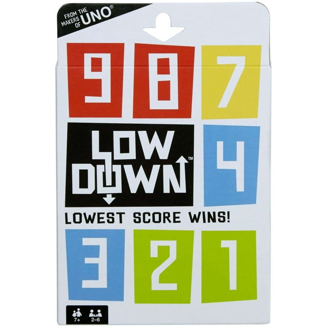 Lowdown Card Game Lowest Score Wins!