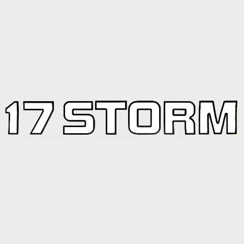 Lowe Boat Brand Decal 2099278 | 17 Storm Black White 10 1/4 Inch