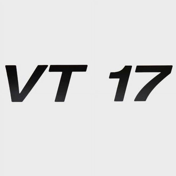 Crestliner Boat Model Decal 2201977 | VT 17 Black Sticker
