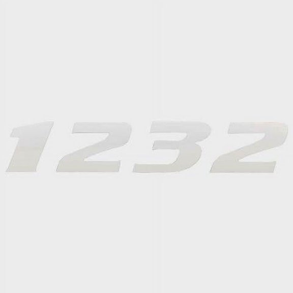 Lowe Boat Decal 2195691 | 1232 White 5 1/2 x 1 1/8 Inch Sticker