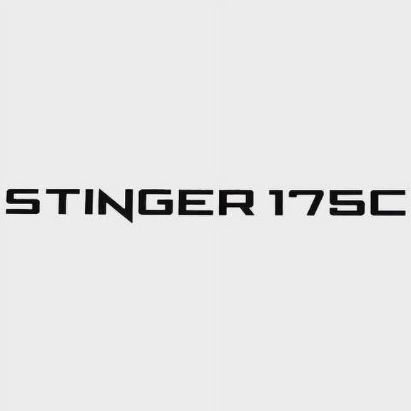 Lowe Boat Decal 2339297 | Stinger 175C Black 31 1/2 x 2 Inch 2020