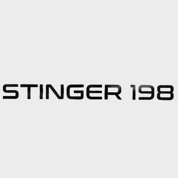 Lowe Boat Decal 2368817 | Stinger 198 Black 17 Inch Sticker