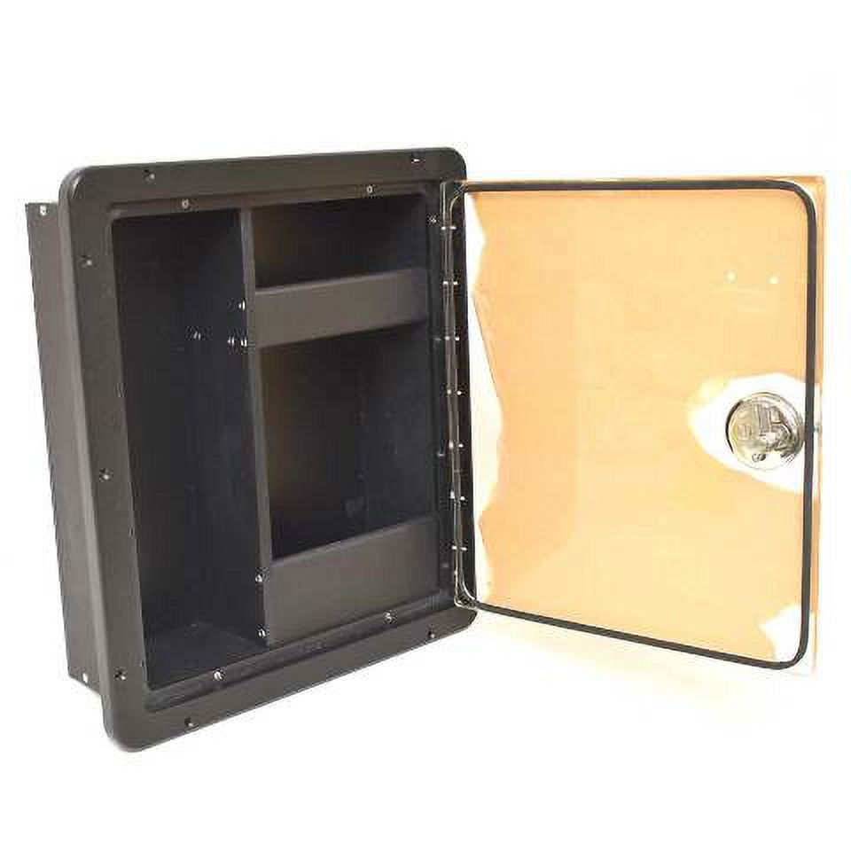 Lowe Boat Fire Extinguisher / Storage Box 2103169 Black Starboard