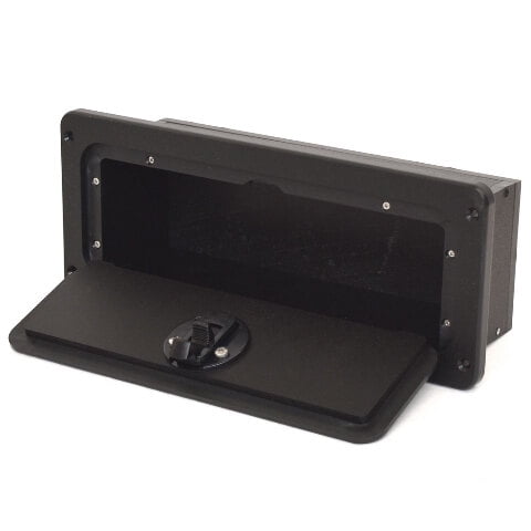 Lowe Boat Locking Glove Box LW-046P-BK | 2022 Bay 20 Black Starboard
