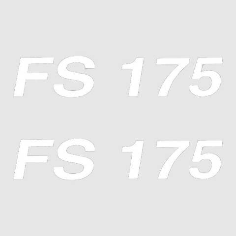 Lowe Boat Logo Decal 1848720 | FS 175 White 6 1/4 x 1 1/4 Inch (Pair)