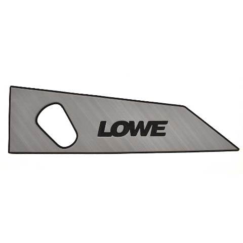 Lowe Boat Non-Skid Deck Mat R0772 | w/ Logo 33 x 9 3/4 Inch Gray Black