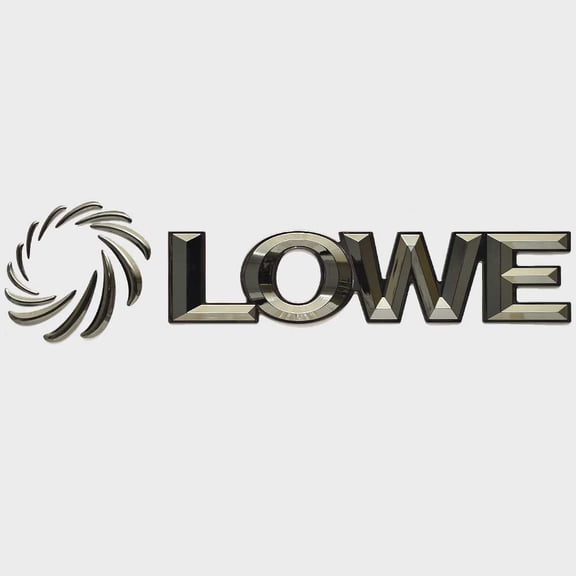 Lowe Boat Raised Decal 2072961 | Suncruiser Black Hard Plastic