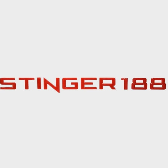 Lowe Boat Raised Emblem Decal 2316697 | Stinger 188 Red Sticker