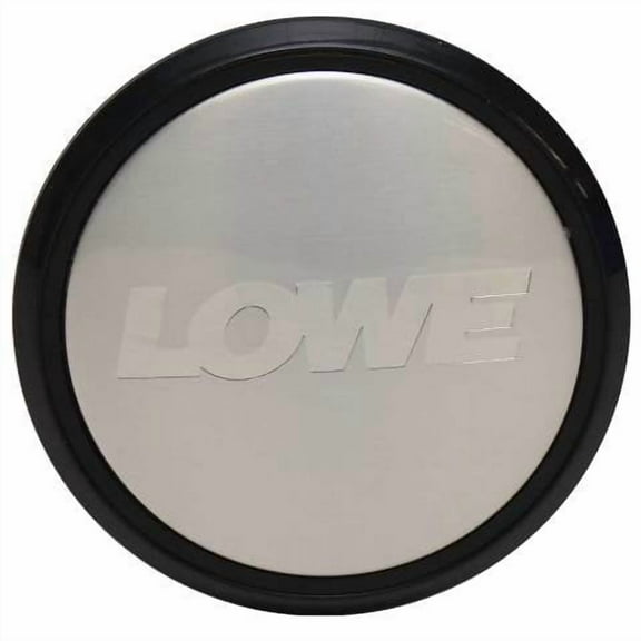Lowe Boat Steering Wheel Cap | 2 1/4 Inch Silver Black