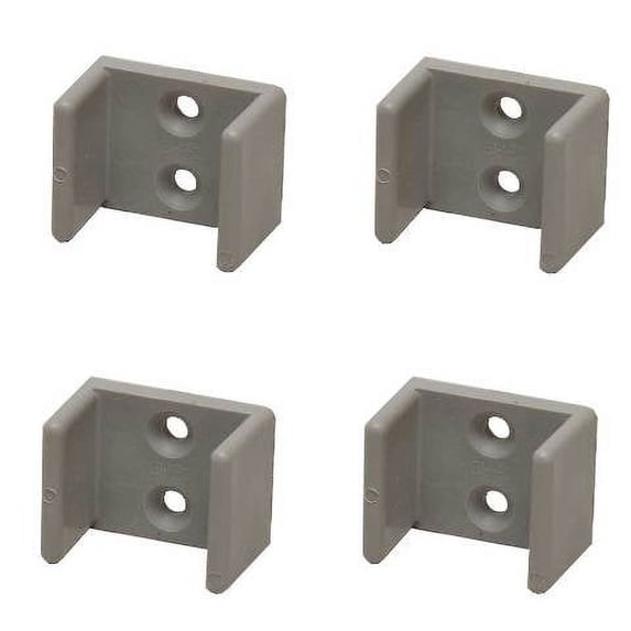 Lowe Boats Gray Marine Grade Plastic Pontoon Gate Latch Bracket Count 4