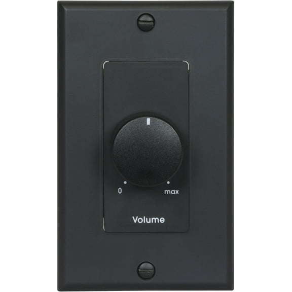 Lowell 100LVC-DB 100/75/25 Volt Remote Volume Control (100 Watt, Decora Black)