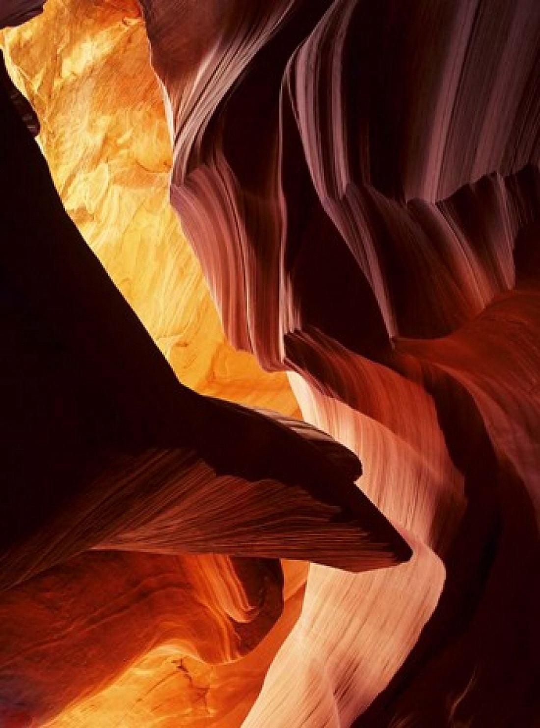 Lower Antelope Canyon 1 Canvas Art - Charles Crust DanitaDelimont (24 x 33)