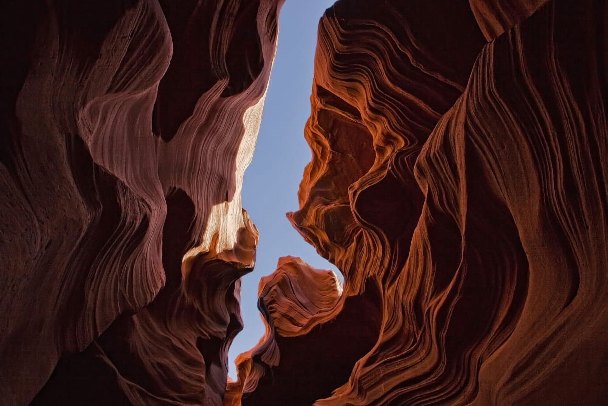 Lower Antelope Canyon Arizona Canvas Art - Robert Postma Design Pics (34 x 22)