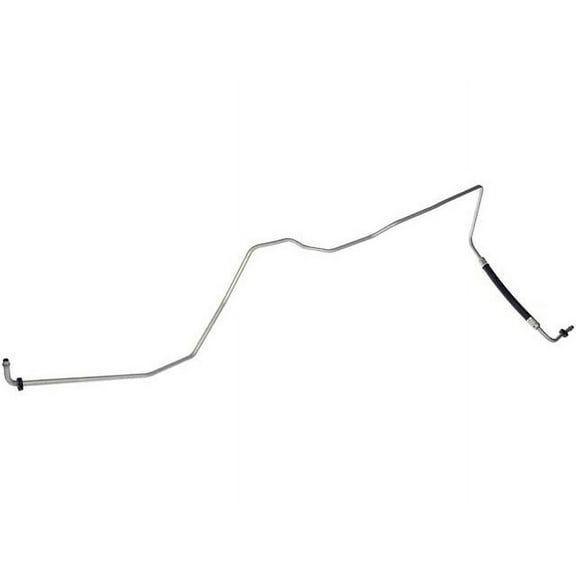 Lower Auto Trans Oil Cooler Hose Assembly - Compatible with 2007 Chevy Silverado 1500 Classic