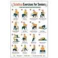 Lower Back Exercise Poster Sciatica Stretch Chart, Practical routine ...