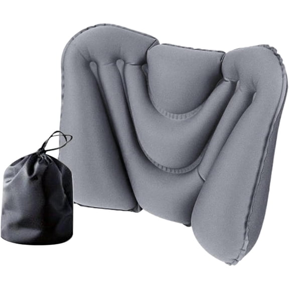 Lower Back Support Pillow - with Storage Bag Ergonomic Cushion | Lumbar Cushion Chair Back Support for Men Women Travel Outdoor Car Driving Home Office Seat