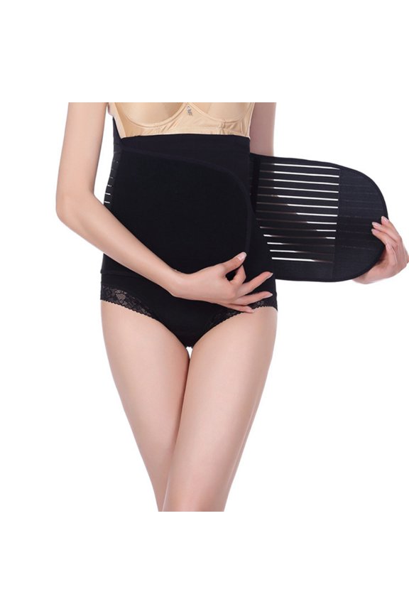 Lower Back Support, Postpartum Belly Band Abdominal Binder, Hernia Relief Breathable Comfort, Adjustable Support for Postpartum Recovery (Stretches from 85cm to 110cm)