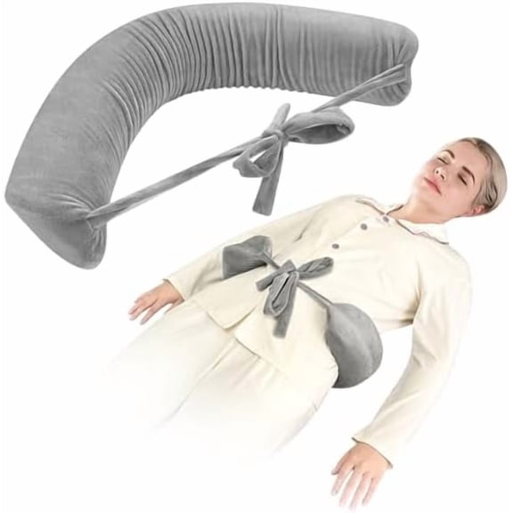 Lower Back Support While Sleeping Lumbar Support Pillow for Bed Scoliosis Sciatica Pain Relief Pillow for Recliner Office Chair Lower Lumbar Roll Adjustable Night Sleep Cushion to Back Rest$$Bedding