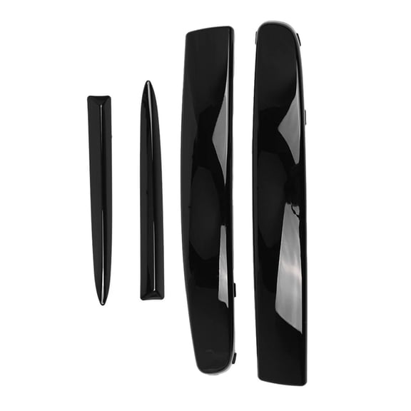 Lower Bumper Chromes Molding Set Front Lower Bumper Molding Set Fit For Fiat 500 2007-2015