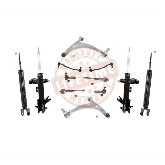 Lower Control Arms Tie Rods Sway Bar Struts & Shocks For Nissan Maxima 2004-2008