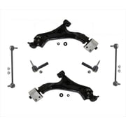 Lower Control Arms w BJs Outer Tie Rods & Links For Chevrolet Equinox 2010-2017