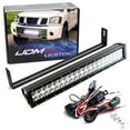 thumbnail image 1 of Lower Grille 20-Inch LED Light Bar For 2003-15 Nissan Titan, Includes (1) 120W High Power LED Lightbar, Lower Bumper Opening Mounting Brackets & On/Off Switch Wiring Kit, 1 of 9