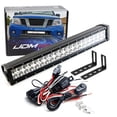 thumbnail image 1 of Lower Grille 20-Inch LED Light Bar Kit For 2004-18 Nissan Frontier, Includes (1) 120W LED Lightbar, Lower Bumper Opening Mounting Brackets & On/Off Switch Wiring Kit, 1 of 9
