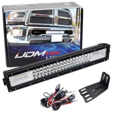21ST Upper Roof Light Bar Brackets Kit For Dodge Ram 1500/2500/3500 - Fits 52 Curved Bars