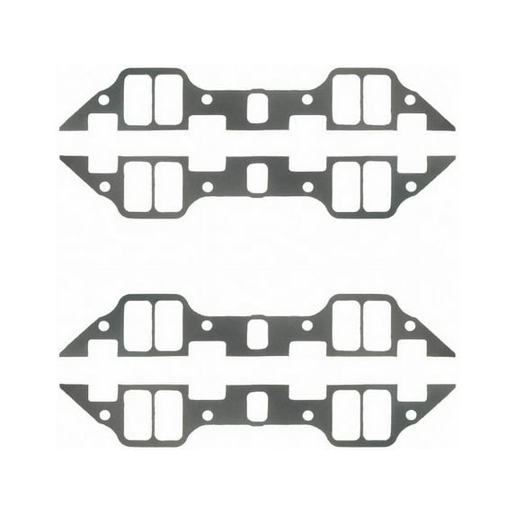 Lower Intake Manifold Gasket Set - Compatible with 1960 - 1973 Dodge Polara 1961 1962 1963 1964 1965 1966 1967 1968 1969 1970 1971 1972