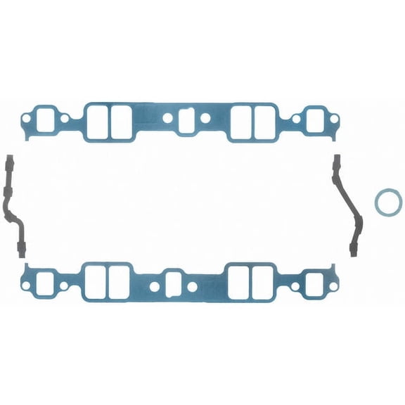Lower Intake Manifold Gasket Set - Compatible with 1967 - 1968 Chevy Camaro RS