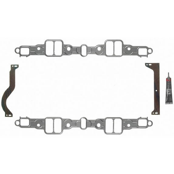 Lower Intake Manifold Gasket Set - Compatible with 1967 - 1978 Dodge Charger 1968 1969 1970 1971 1972 1973 1974 1975 1976 1977