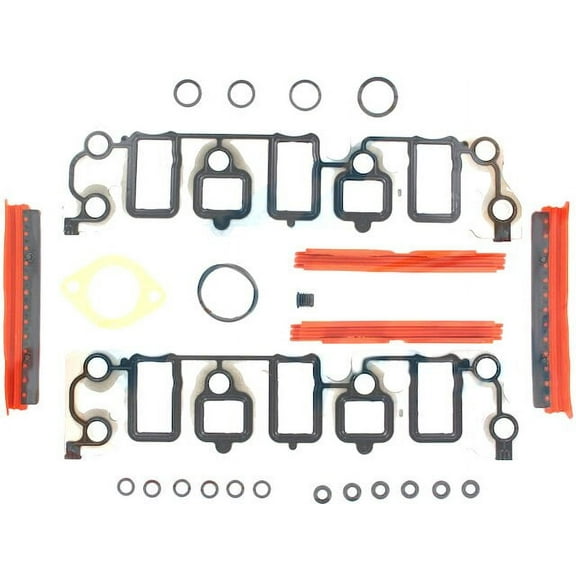 Lower Intake Manifold Gasket Set - Compatible with 1996 - 2005 Buick LeSabre 3.8L V6 1997 1998 1999 2000 2001 2002 2003 2004