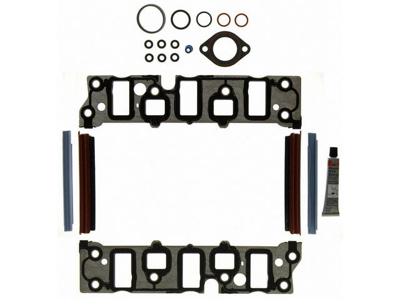 Lower Intake Manifold Gasket Set - Compatible with 1996 - 2005 Buick LeSabre 3.8L V6 1997 1998 1999 2000 2001 2002 2003 2004