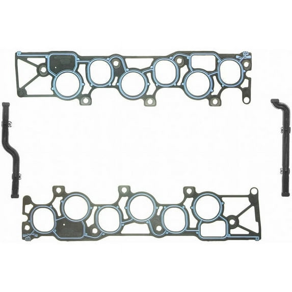Lower Intake Manifold Gasket Set - Compatible with 1999 - 2004 Ford Mustang 2000 2001 2002 2003