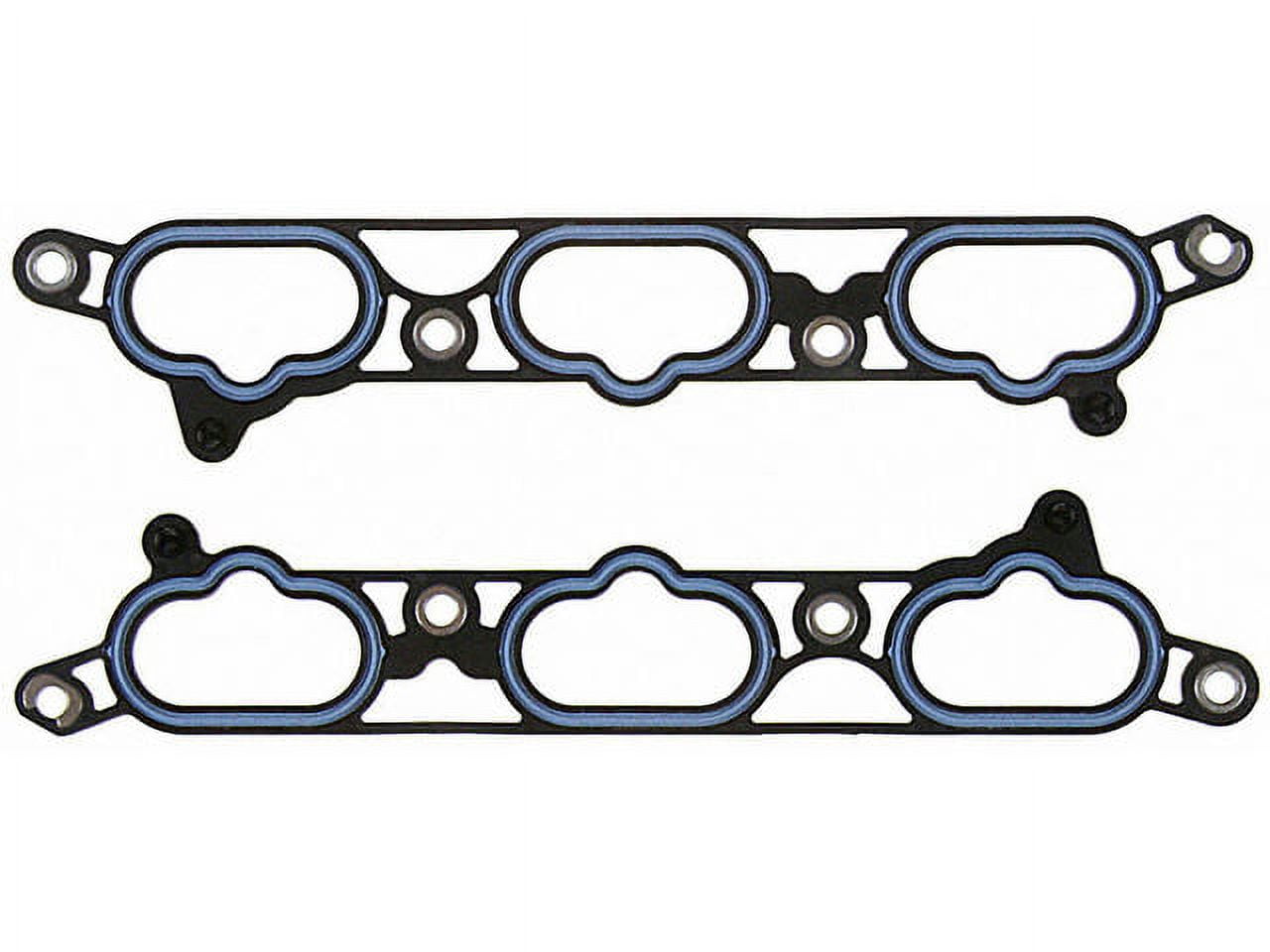 Lower Intake Manifold Gasket Set - Compatible with 2000 Jaguar S-Type 3.0L V6