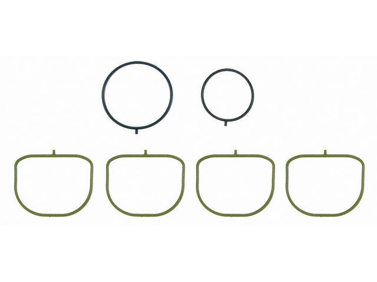 Lower Intake Manifold Gasket Set - Compatible with 2005 - 2008 Ford Escape 2.3L 4-Cylinder 2006 2007