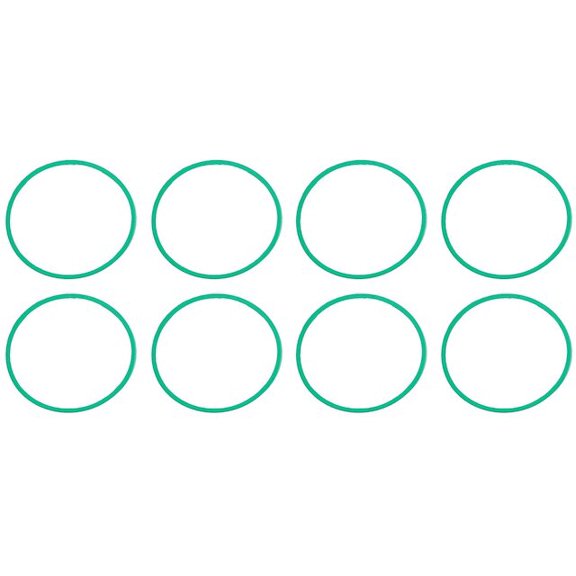 Lower Intake Manifold Gasket Set - Compatible with 2011 - 2016 BMW 550i 4.4L V8 2012 2013 2014 2015