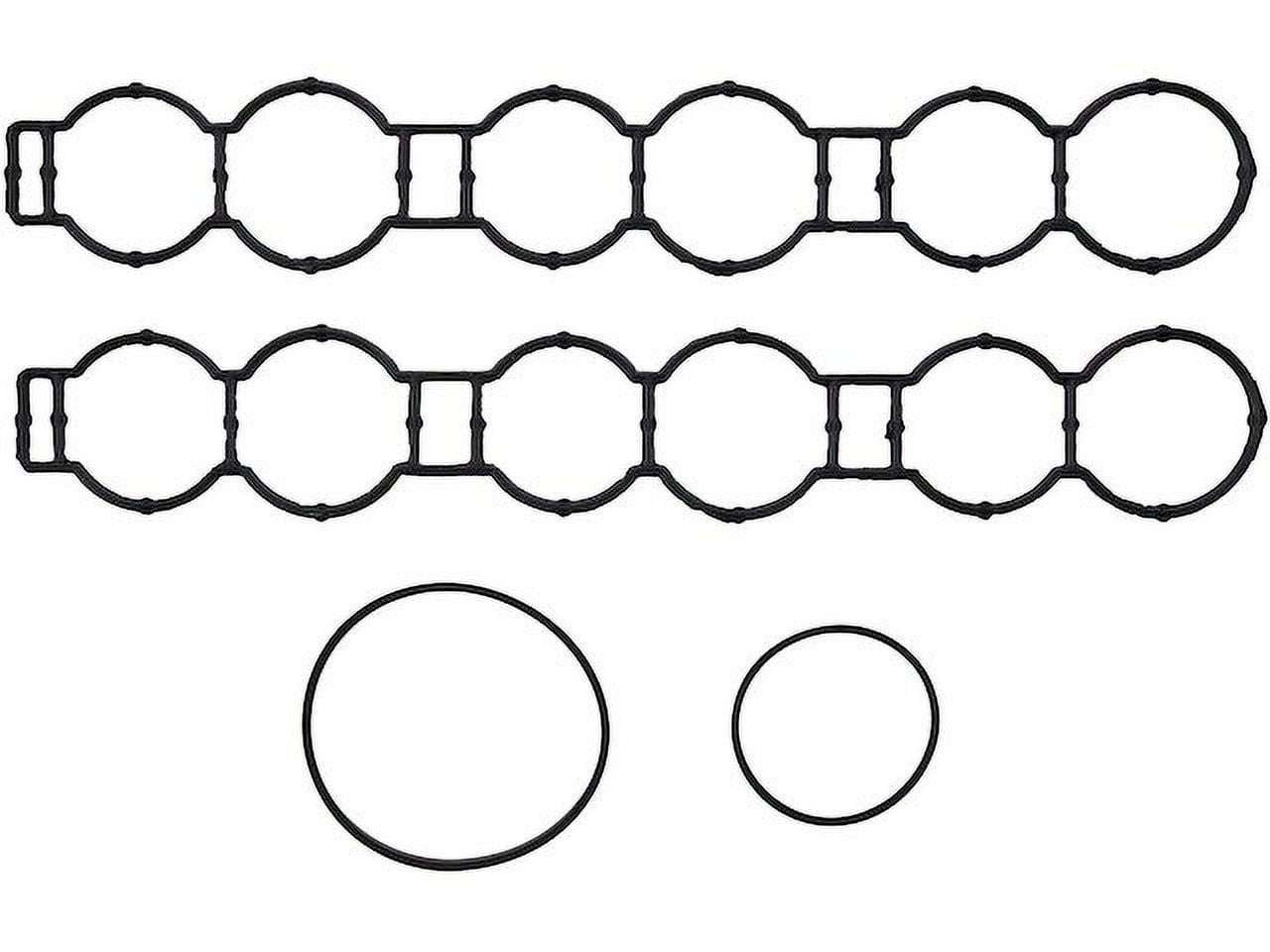 Lower Intake Manifold Gasket Set - Compatible with 2014 - 2020 Jeep Grand Cherokee 3.0L V6 2015 2016 2017 2018 2019