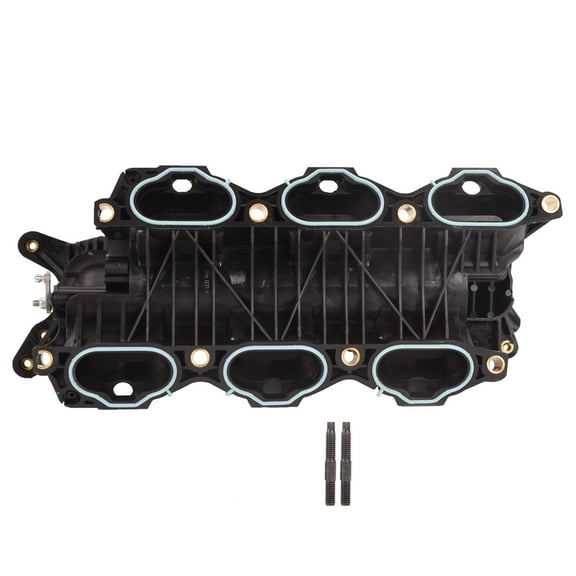 Lower Intake Manifold Part 3.5L Plastic Black -Lower Intake Manifold